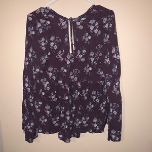Floral V-Neck Blouse